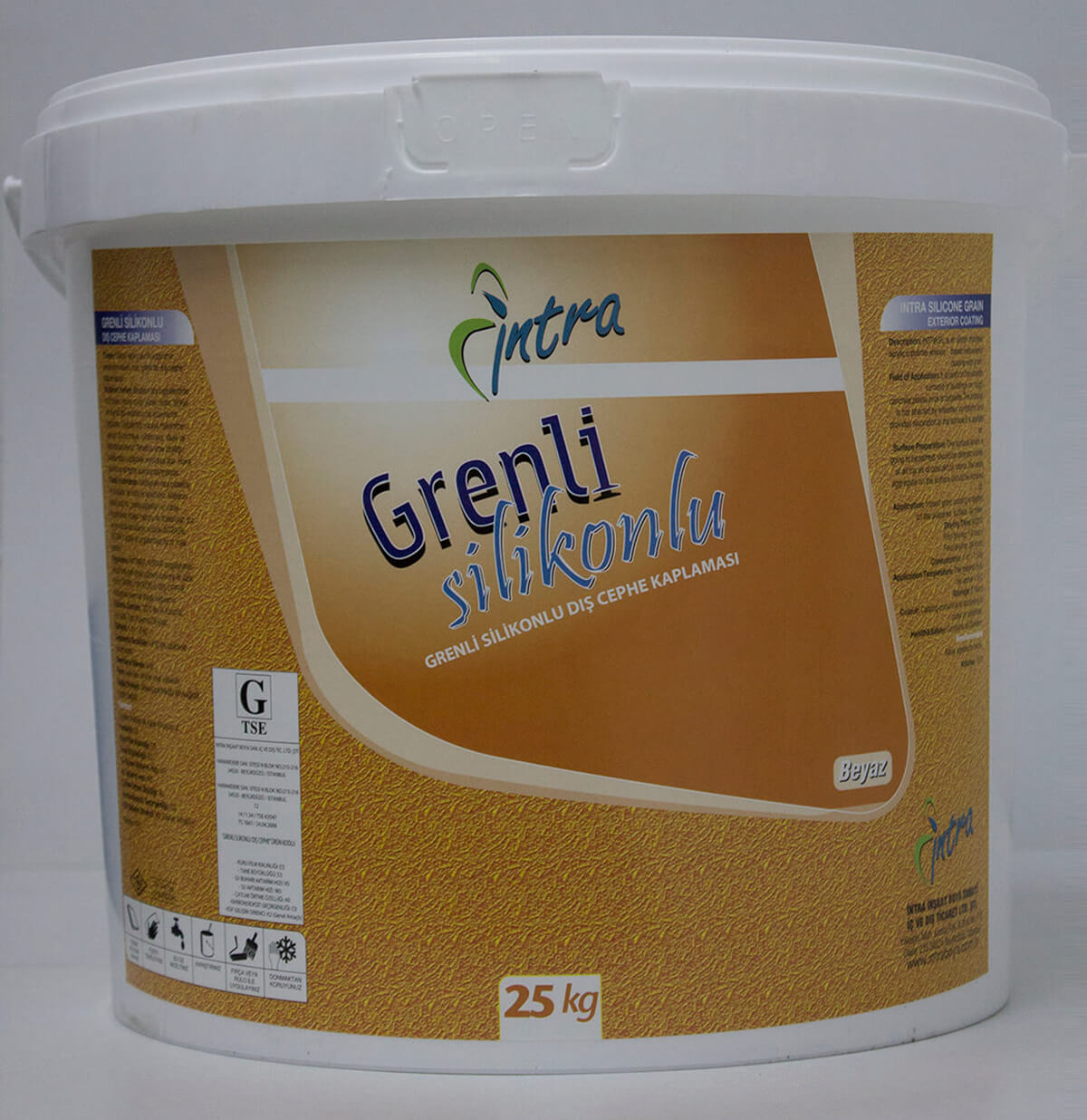 İntra Silikonlu Grenli Boya